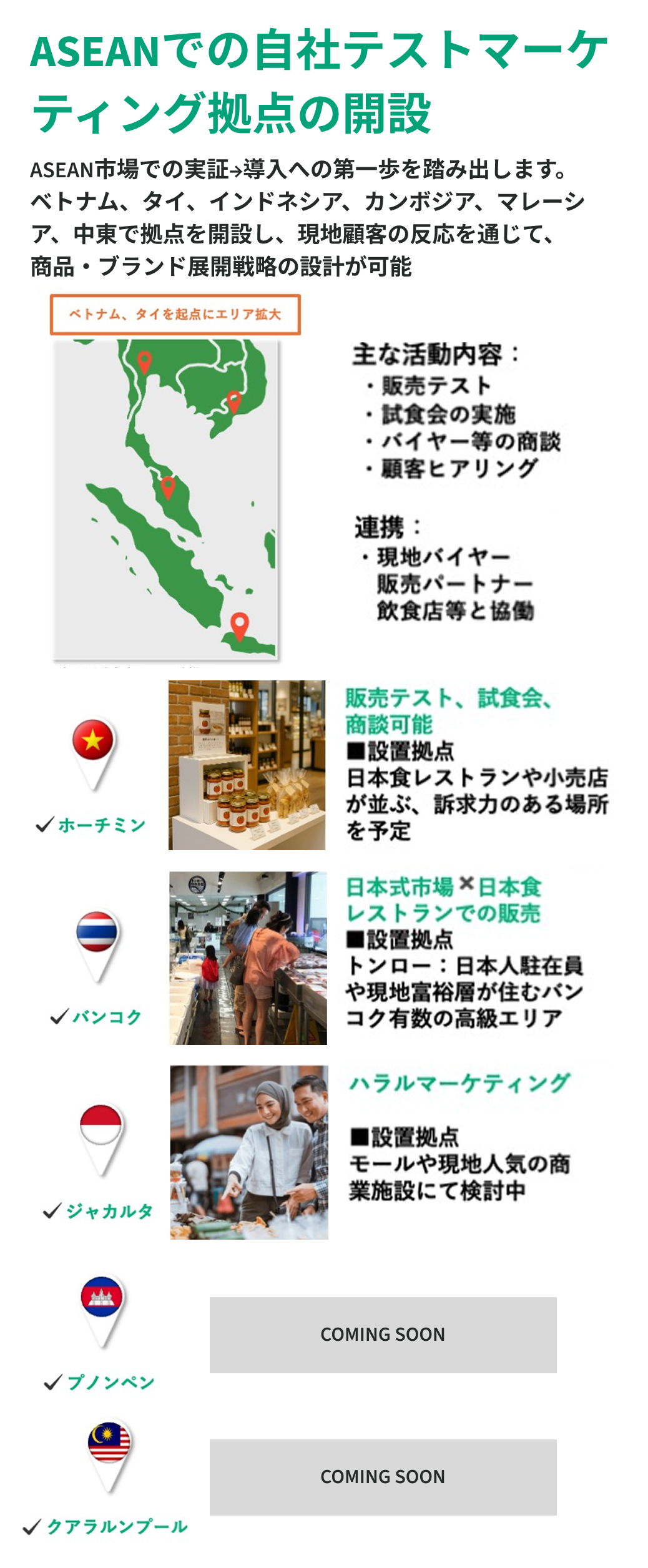 ASEAN展開サポート
